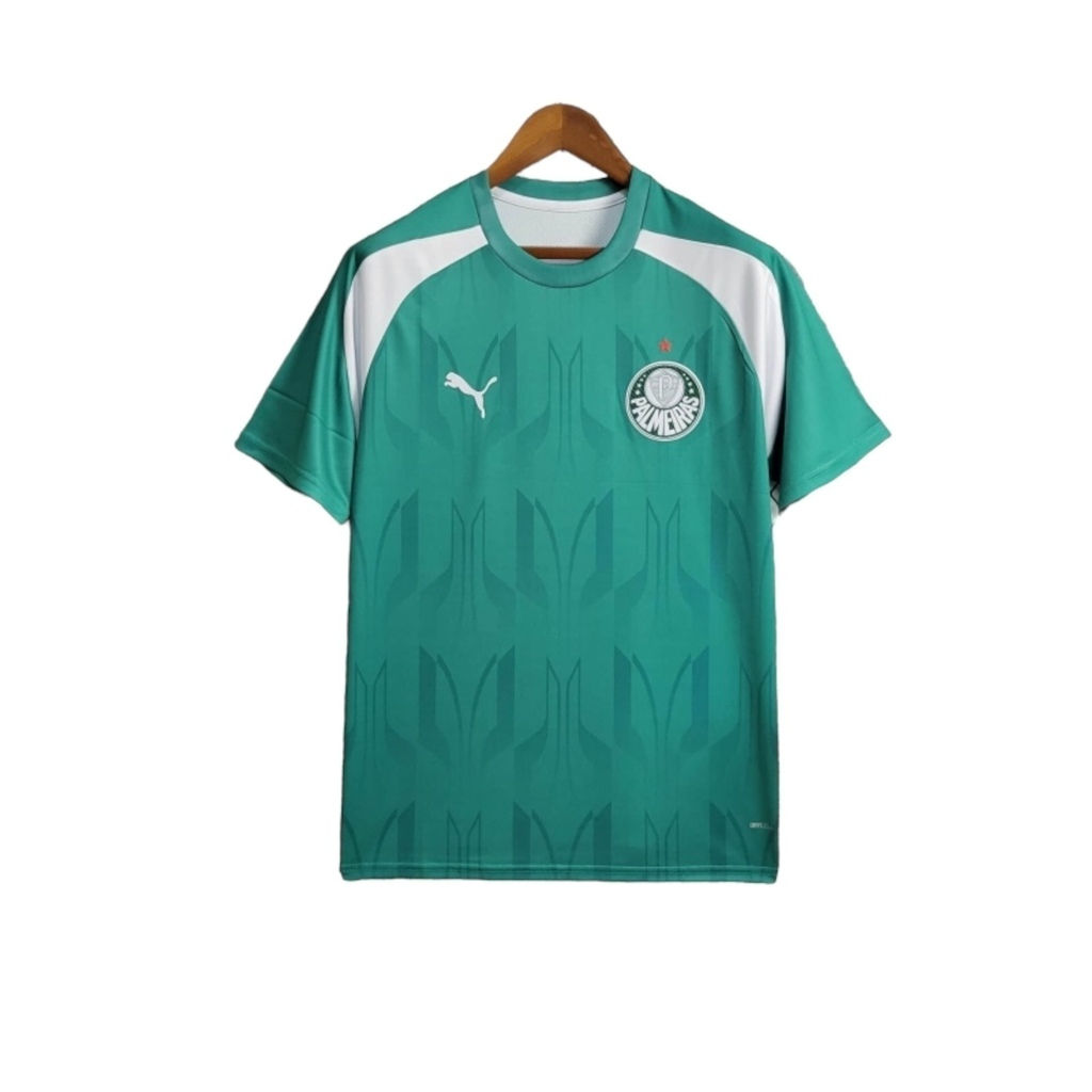 Camisa Palmeiras Treino 24/25 - Torcedor Puma Masculina - Verde com detalhes em