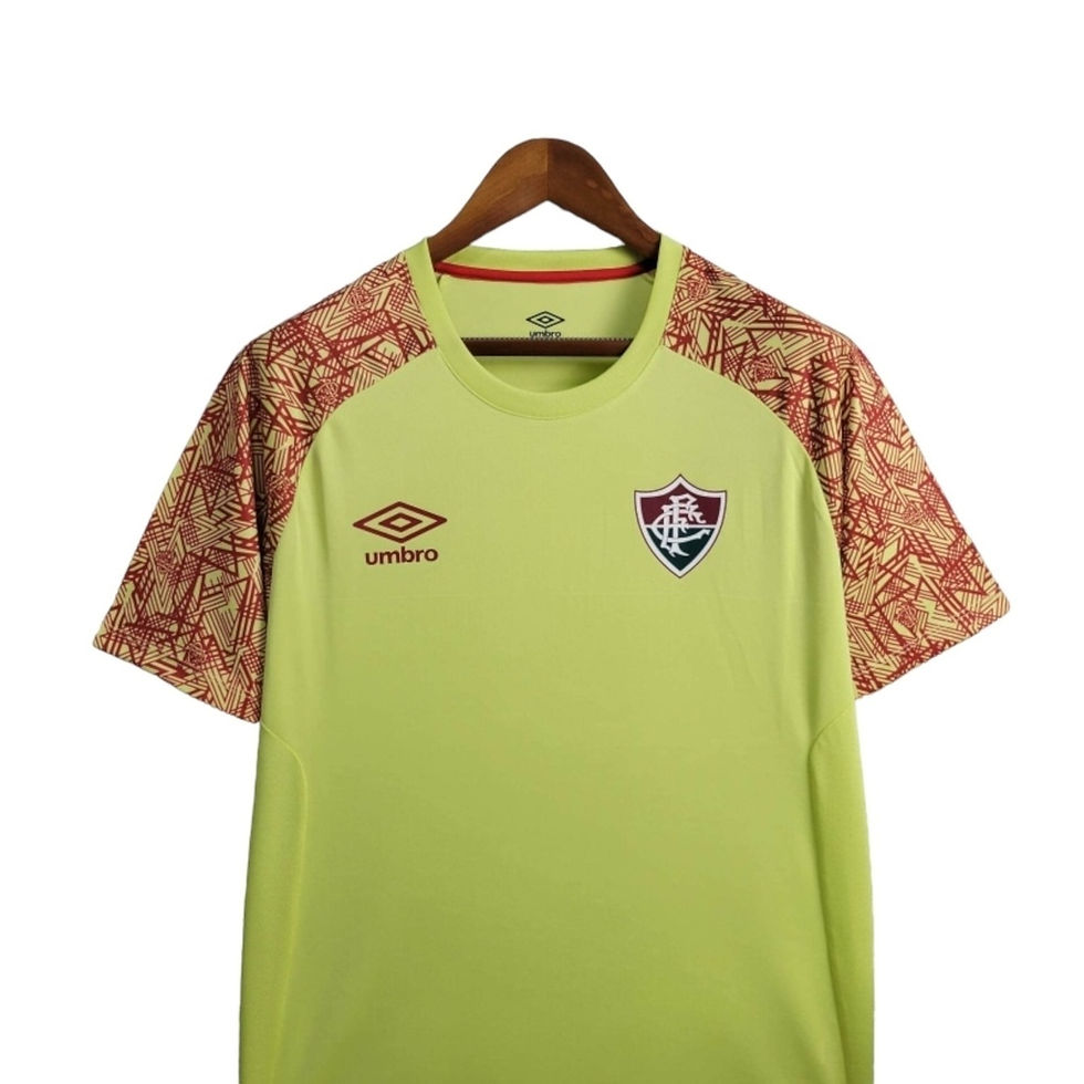 Miniatura: Camisa Fluminense Treino 24/25 - Torcedor Umbro Masculina - Verde com detalhes e