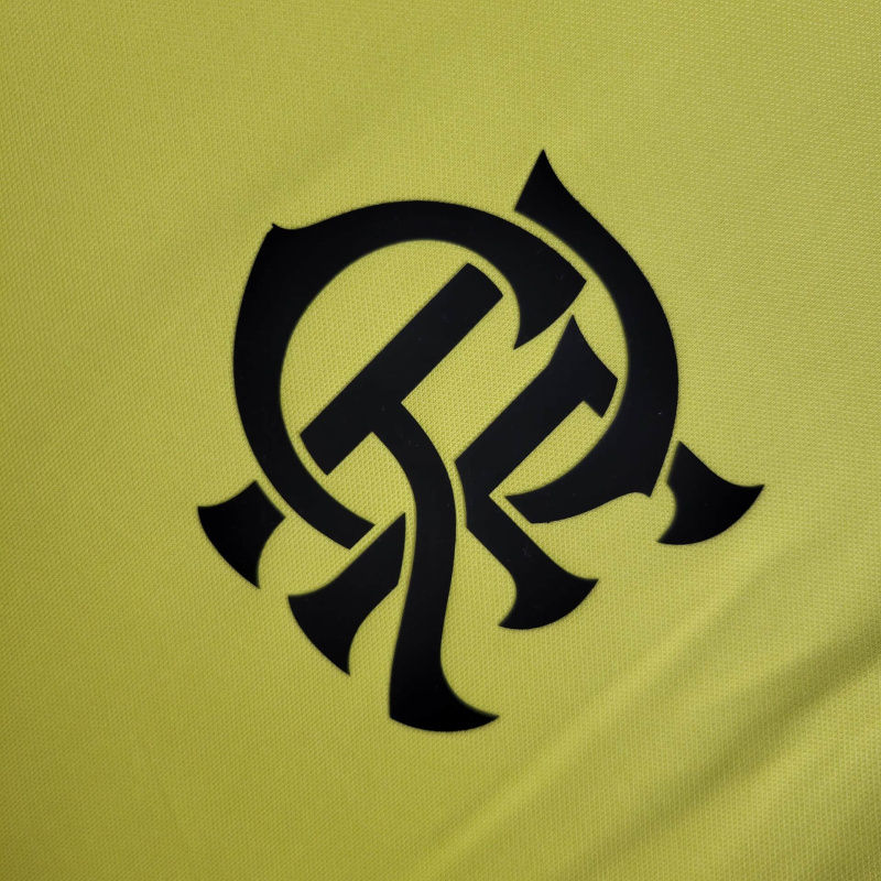 Miniatura: Camisa Flamengo Treino 24/25 - Torcedor Adidas Masculina - Amarela com detalhes 