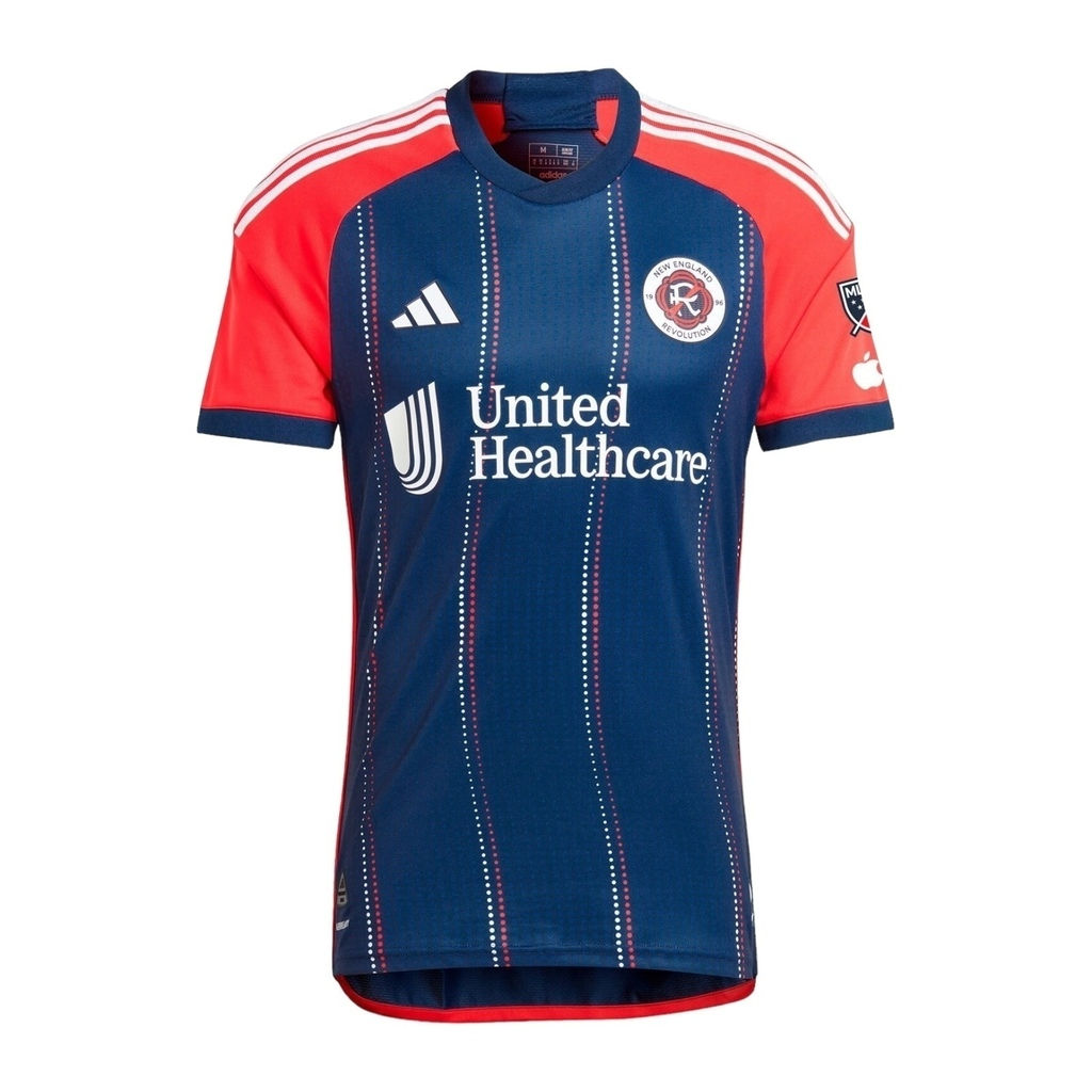 Camisa New England Revolution I 24/25 - Torcedor Adidas Masculina - Azul e verme