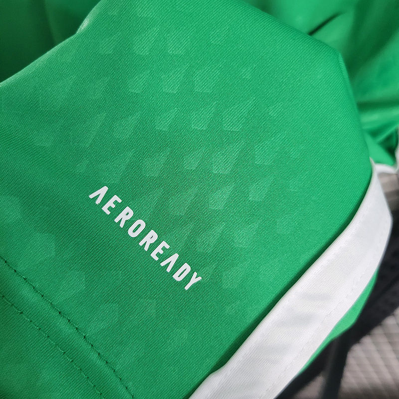 Miniatura: Camisa Maccabi Haifa I 23/24 - Torcedor Adidas Masculina - Verde com detalhes em