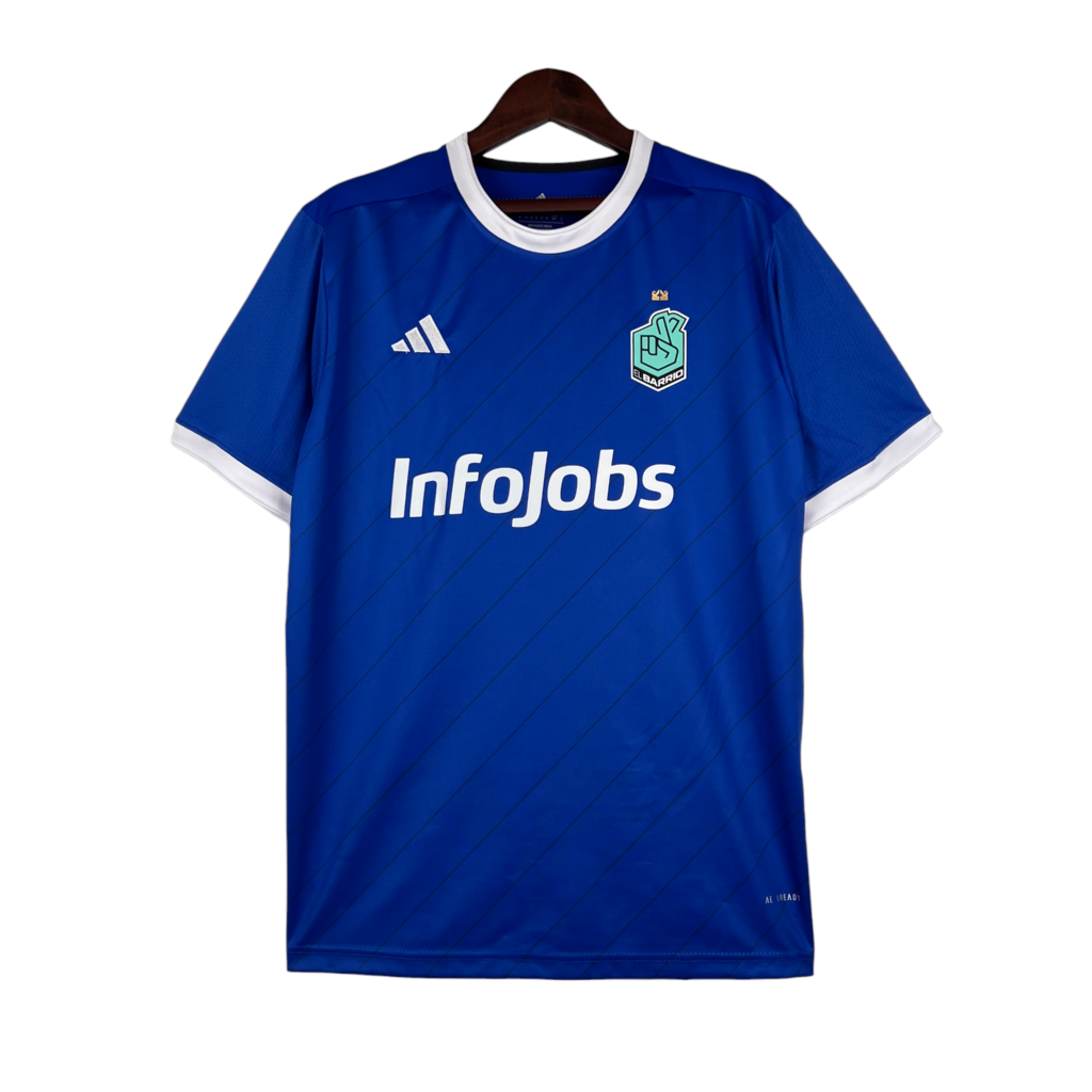 Camisa El Barrio I 23/24 - Torcedor Adidas Masculina - Azul com detalhes em bran