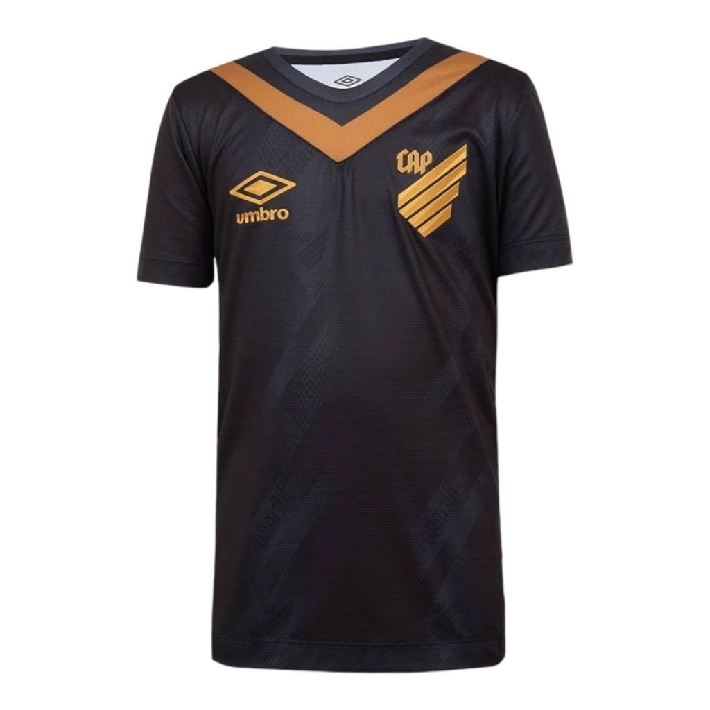 Camisa Athletico Paranaense III 24/25 - Torcedor Umbro Masculina - Preta com det