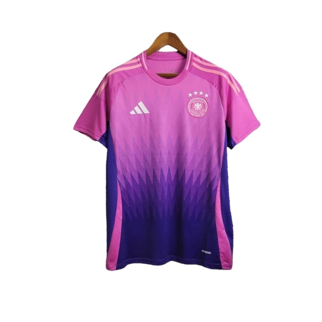 Camisa Seleção da Alemanha II 24/25 - Torcedor Adidas Masculina - Rosa com detal
