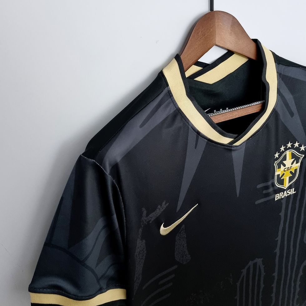 Miniatura: Camisa Seleção Brasileira Especial Nordeste Torcedor Nike Masculina - Preta
