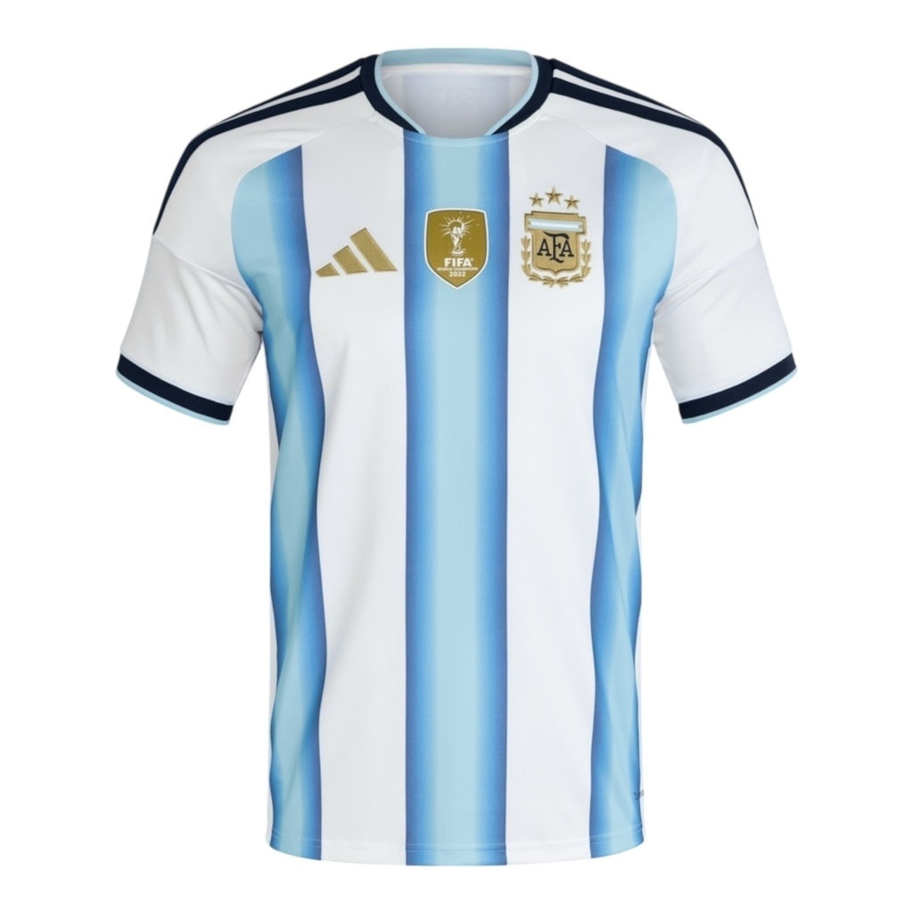 Camisa Seleção Argentina I 26/27 - Torcedor Adidas Masculina - Branca e azul