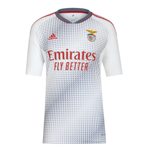Camisa Benfica II 23/24 - Torcedor Adidas Masculina - Branca com detalhes em ver