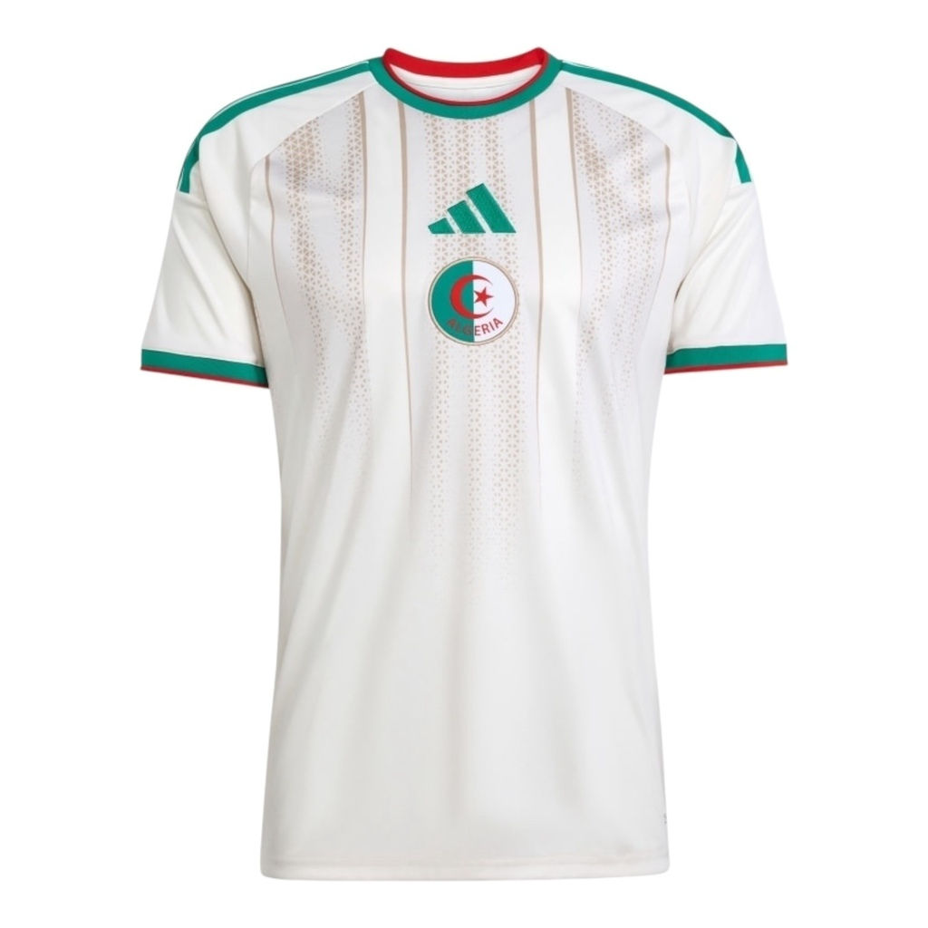 Camisa Seleção Argélia I 26/27 - Torcedor Adidas Masculina - Branca e verde