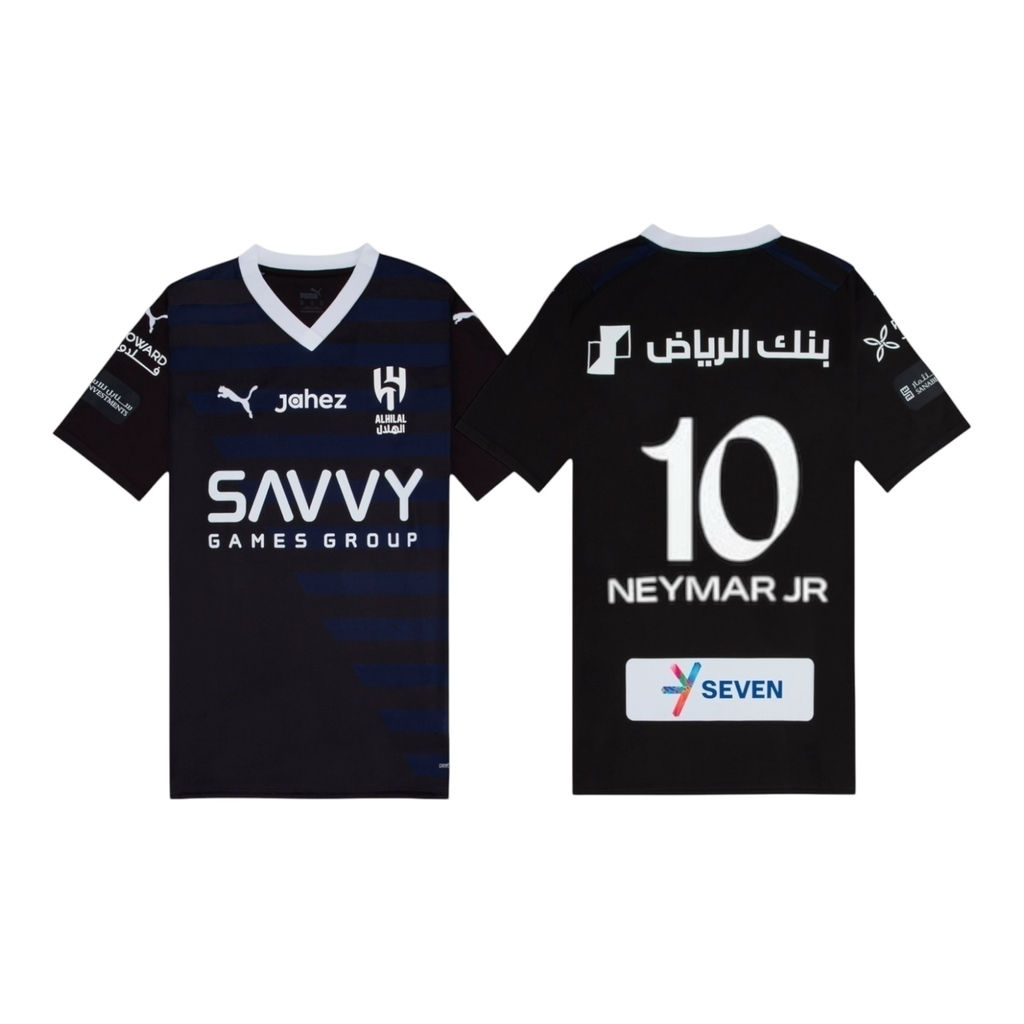 Camisa Al-Hilal III 23/24 - Torcedor Puma Masculina - Azul com detalhes em preto