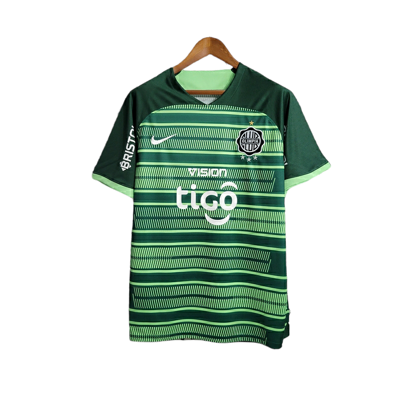 Camisa Olympia II 23/24 - Torcedor Nike Masculina - Verde com detalhes em preto