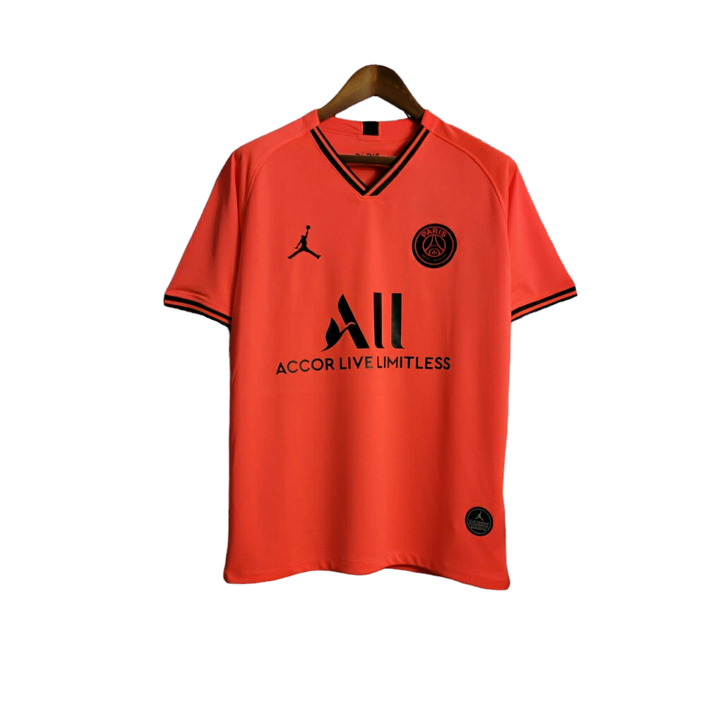 Camisa Paris Saint-Germain II 19/20 - Torcedor Jordan Masculina - Laranja com de
