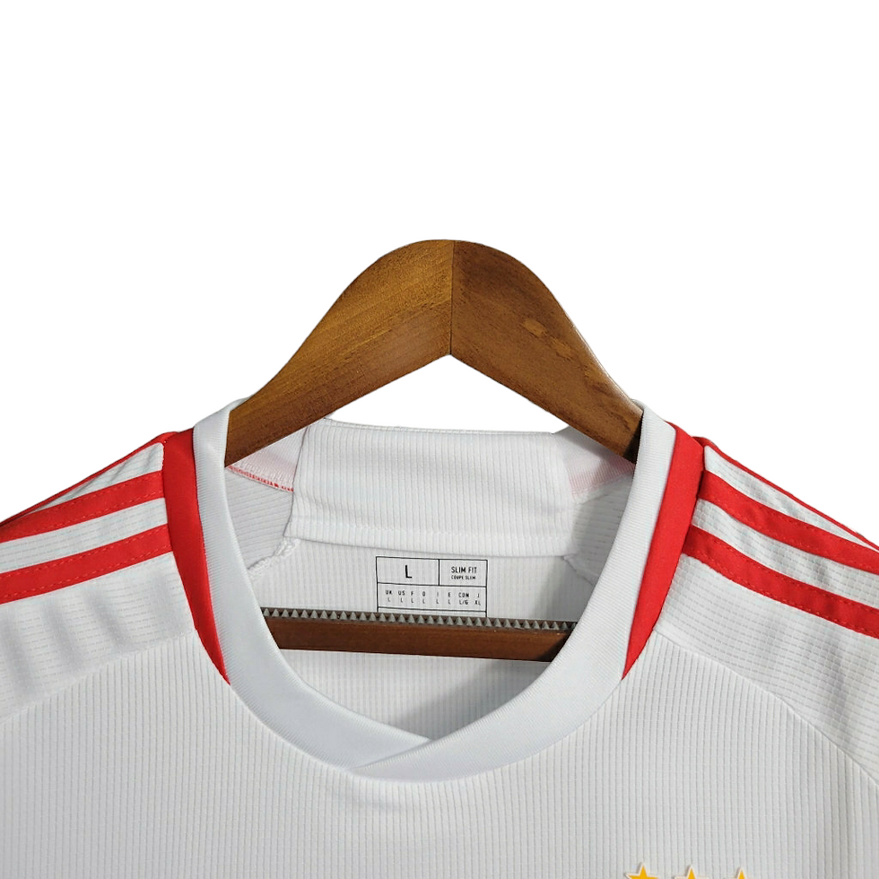 Miniatura: Camisa Benfica II 23/24 - Torcedor Adidas Masculina - Branca com detalhes em ver