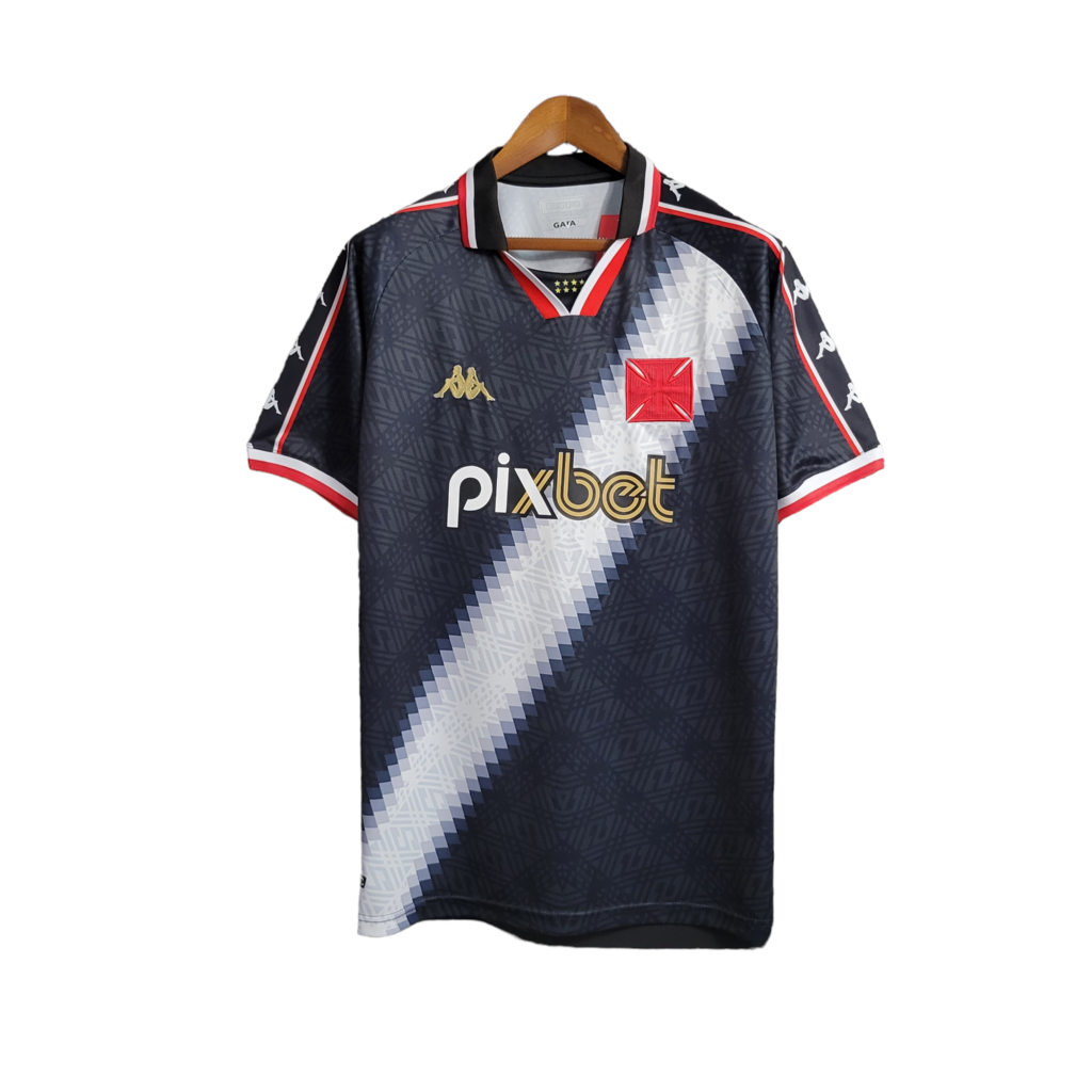 Camisa Vasco da Gama Edição Especial 23/24 Kappa Torcedor Masculina - Preta com