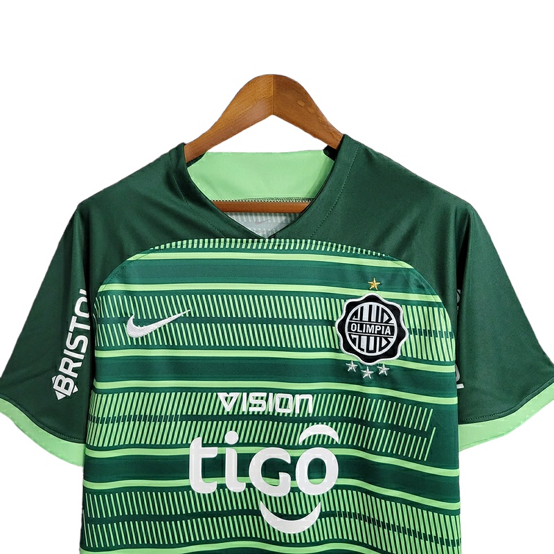 Miniatura: Camisa Olympia II 23/24 - Torcedor Nike Masculina - Verde com detalhes em preto 