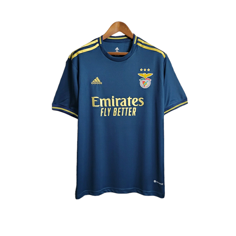 Camisa Benfica Edição Especial 23/24 - Torcedor Adidas Masculina - Azul com deta