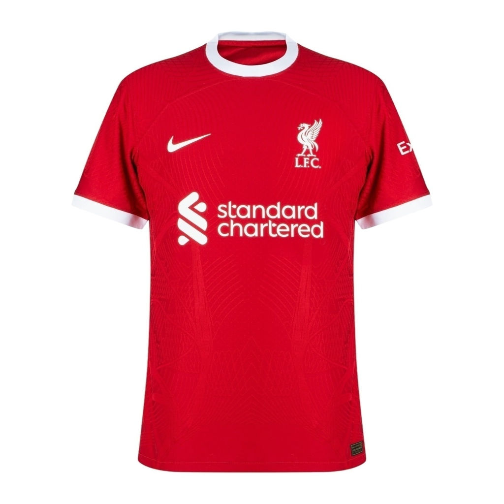 Camisa Liverpool I 23/24 - Torcedor Nike Masculina - Vermelha com detalhes em br