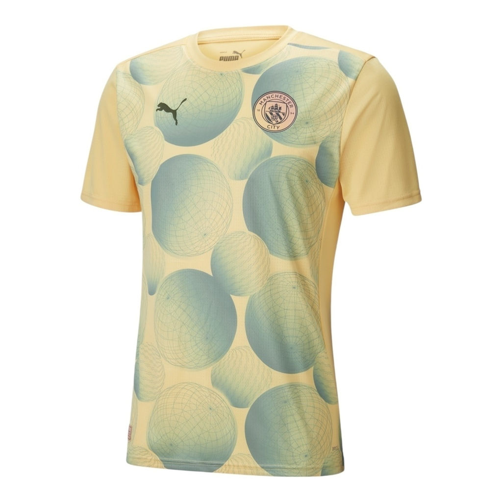 Camisa Manchester City Pré-jogo Fourth 24/25 - Torcedor Puma Masculina - Amarela