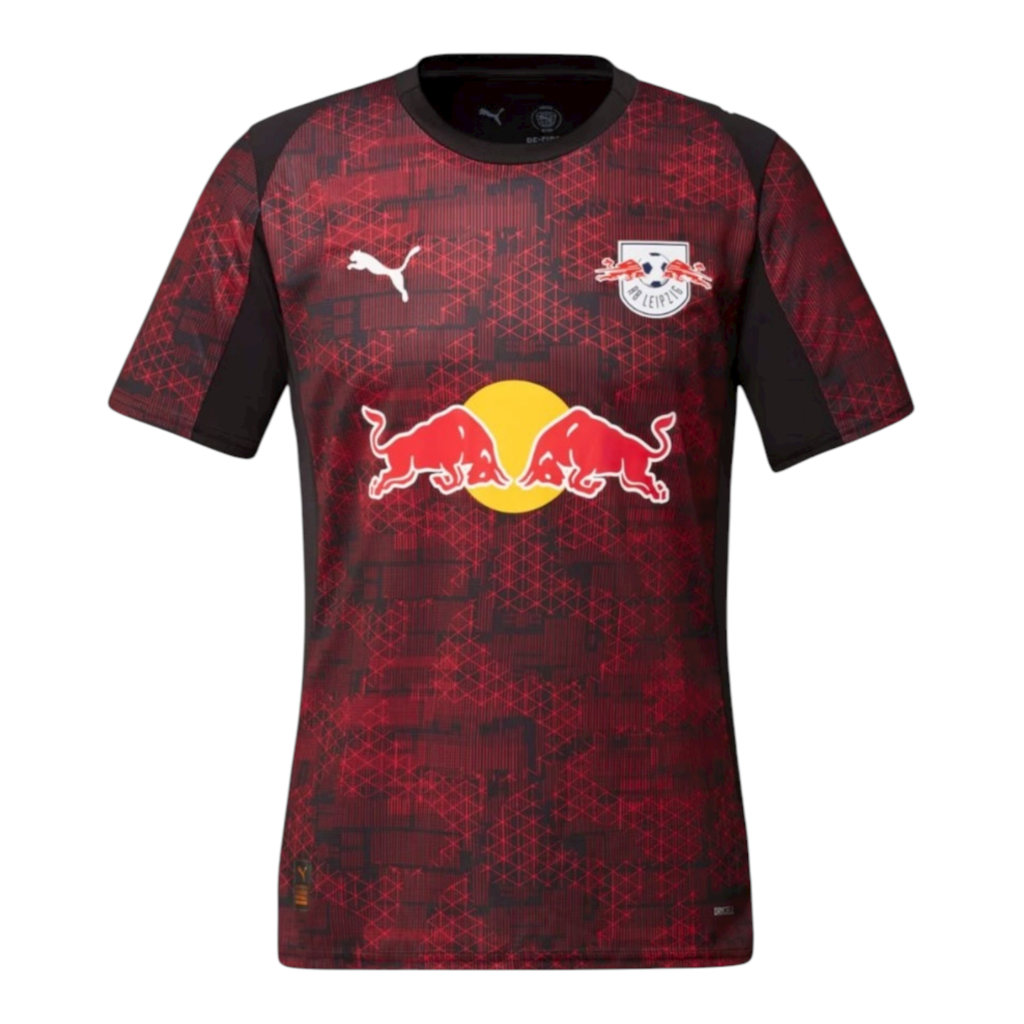 Camisa Red Bull Leipzig III 25/26 - Torcedor Puma Feminina - Vermelha e preta