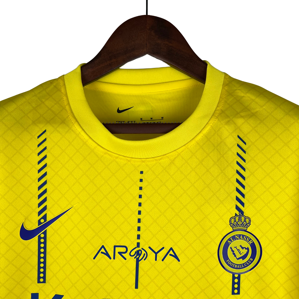 Miniatura: Camisa Al-Nassr I 23/24 - Torcedor Nike Masculina - Amarela