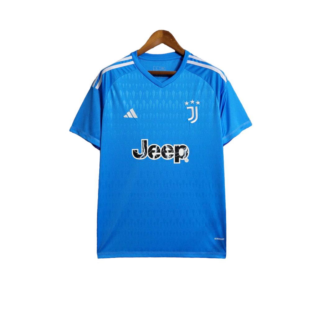Camisa Juventus Goleiro II 23/24 - Torcedor Adidas Masculina - Azul com detalhes