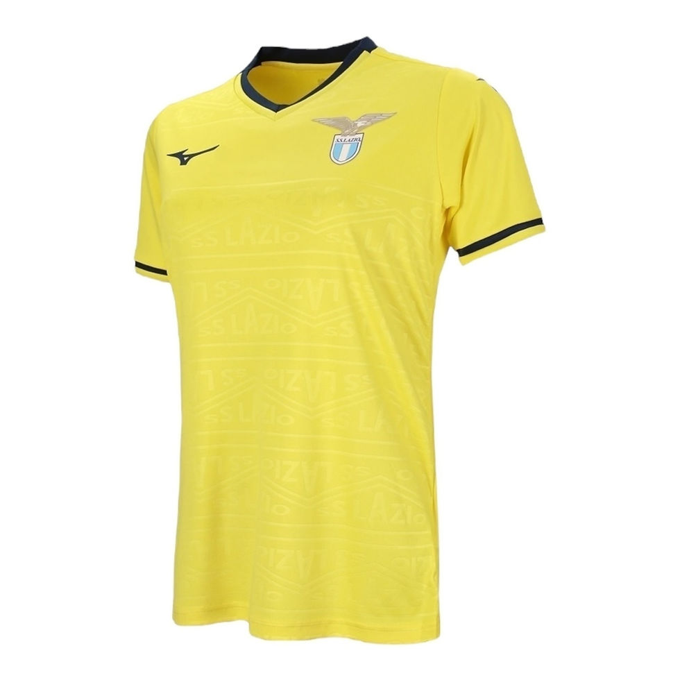 Miniatura: Camisa Lazio II 24/25 - Torcedor Mizuno Feminina - Amarela