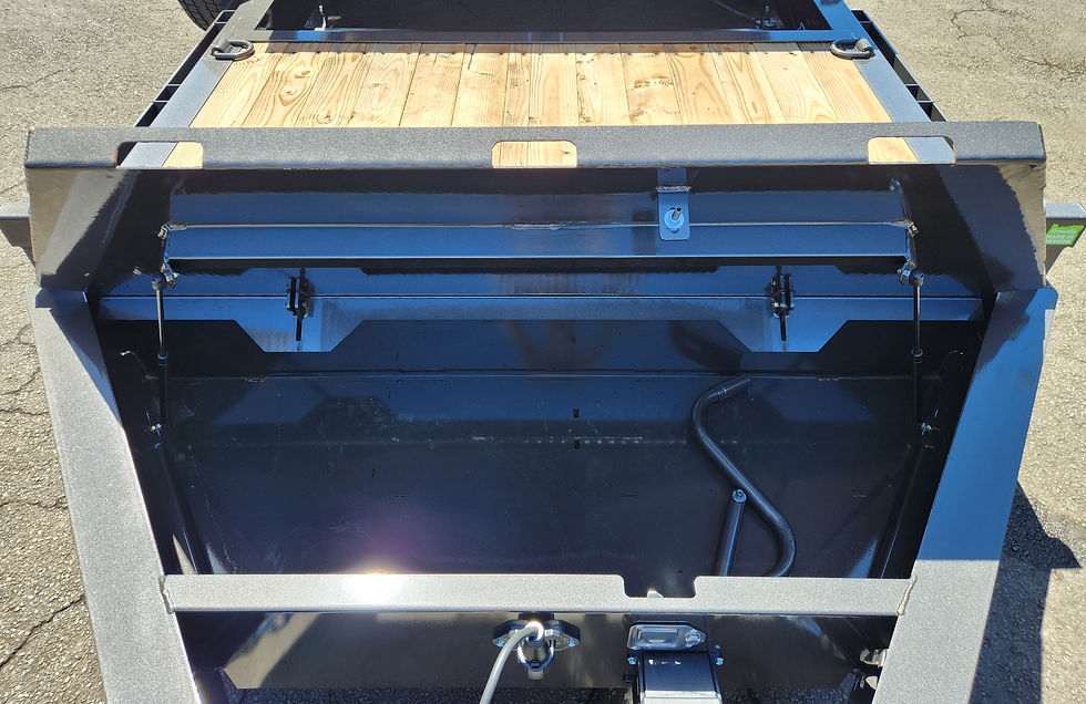 Thumbnail: Summit Denali Pro 7' x 20' Tandem 7,000 lb Axle Split Tilt Deck Trailer