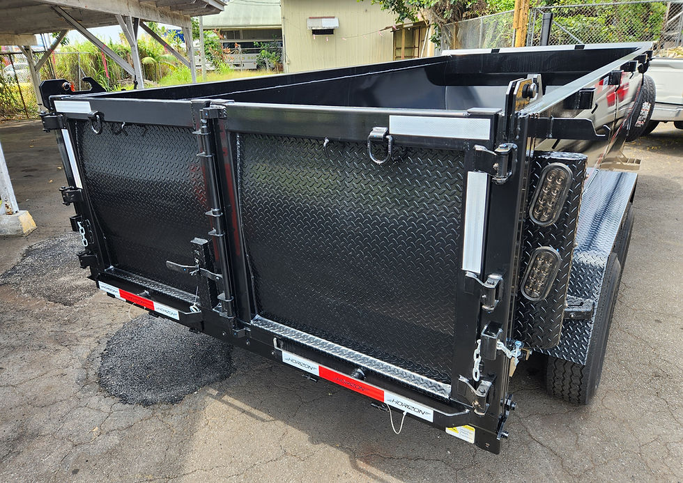 Thumbnail: Horizon HZ7 7' x 16' Tandem 8,000 lb Axle Dump Trailer