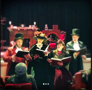 Our Christmas Carolers at Town Hall in New York City!