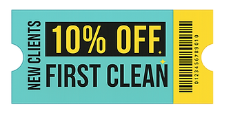 10% Discount for first time customers