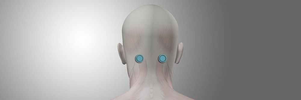 Acupressure for migraines, fatigue and blurred vision.