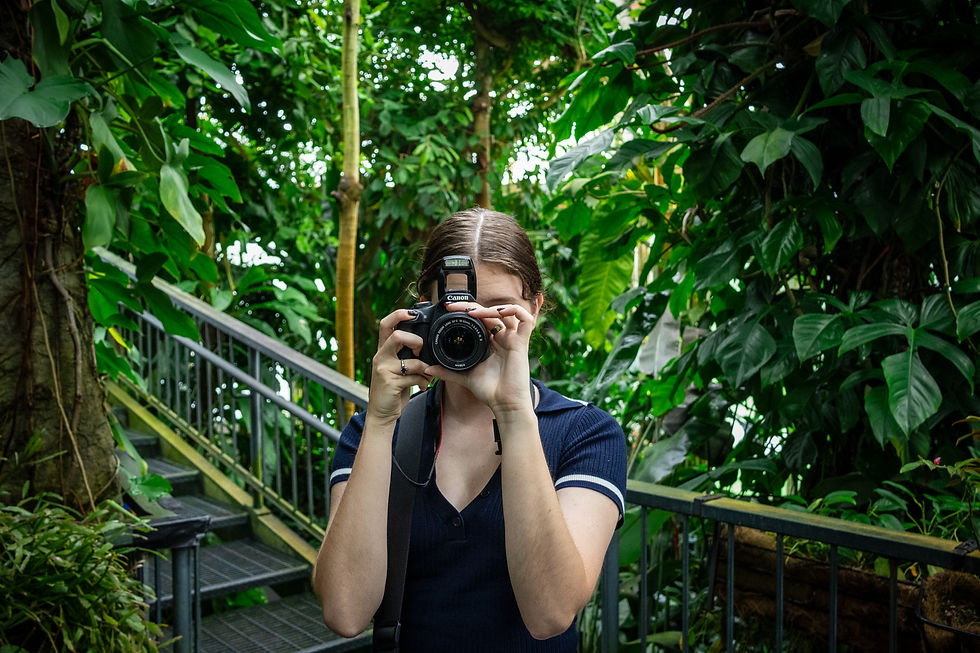 Woman taking a picture