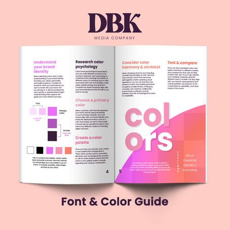 A Guide for Choosing The Best Fonts & Colors for Your Business