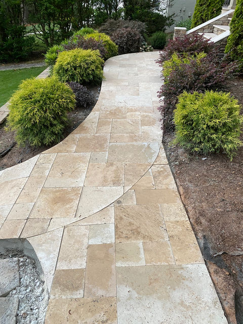stone walkway pavers