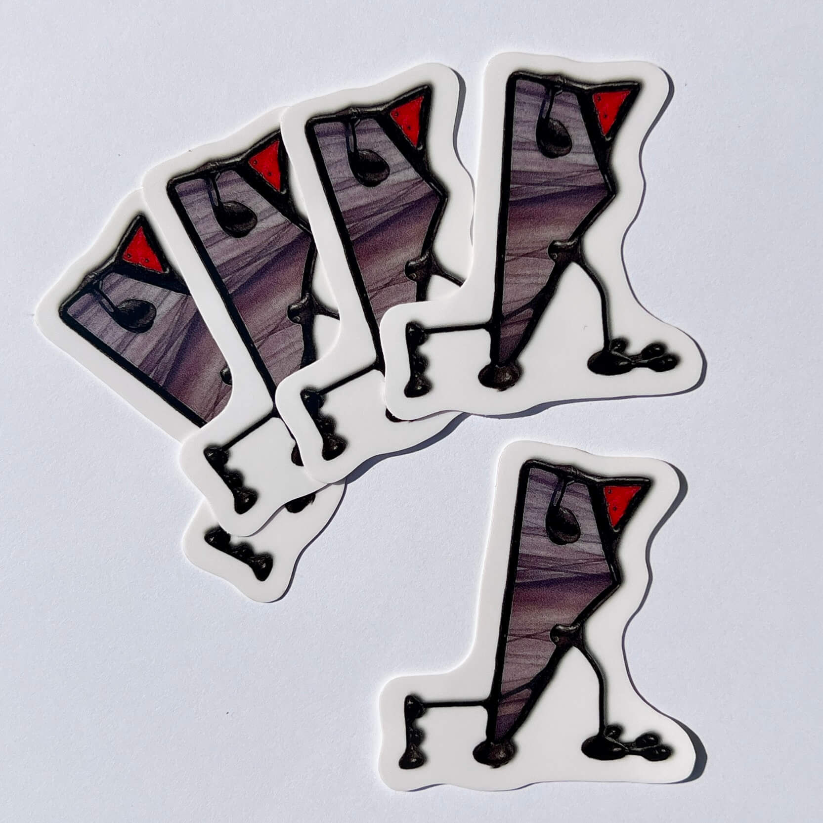 Sill Sitter Sticker - Purple