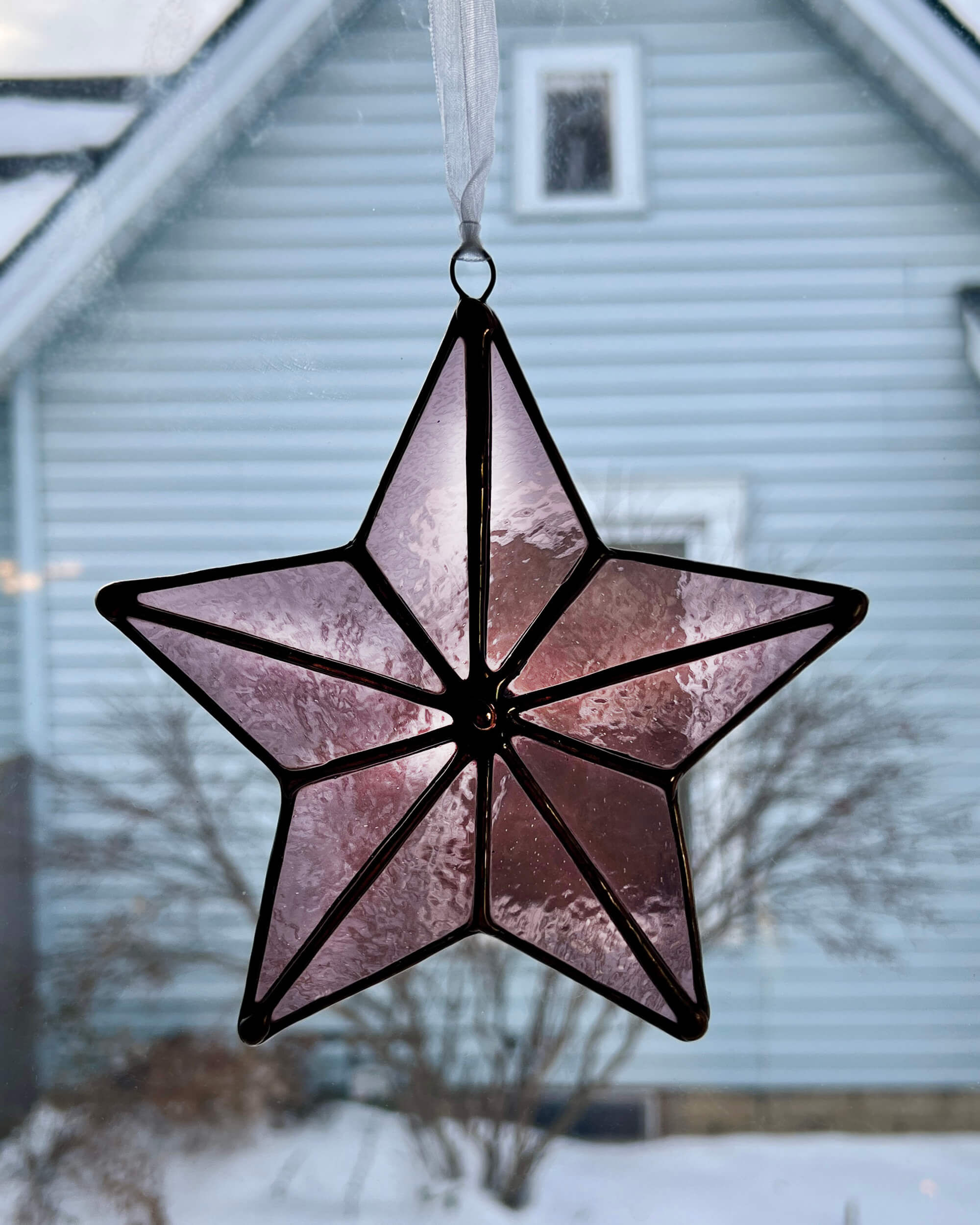 Stained Glass Star - Purple
