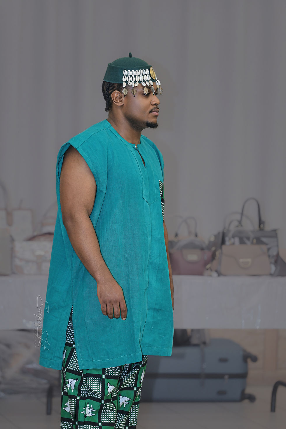 Miniature : Tunique unisexe en Faso Dan Fani – Fait main au Burkina Faso