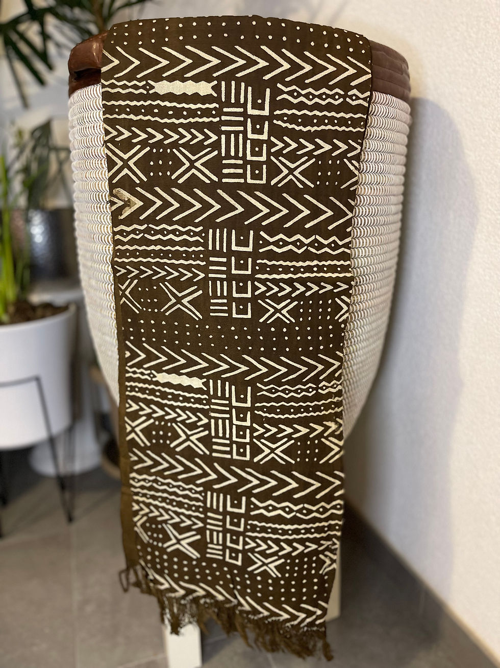 Écharpe en bogolan – Multifonction, 100% coton artisanal  Sublimez votre style a