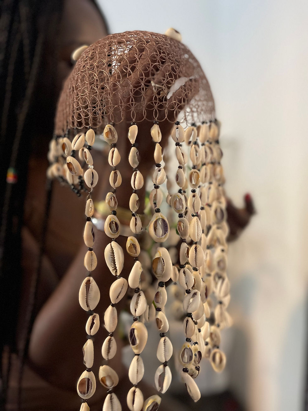 Miniature : Chapeau en cauris