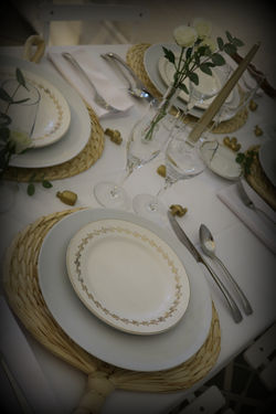 palme tressée set de table