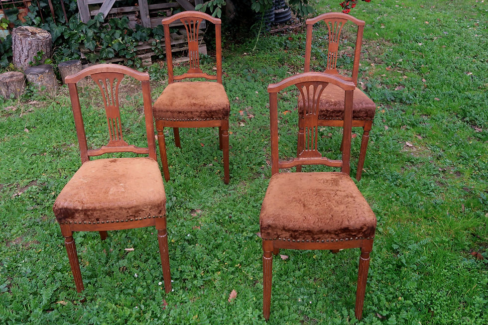 Miniature : Paire de chaises mémé