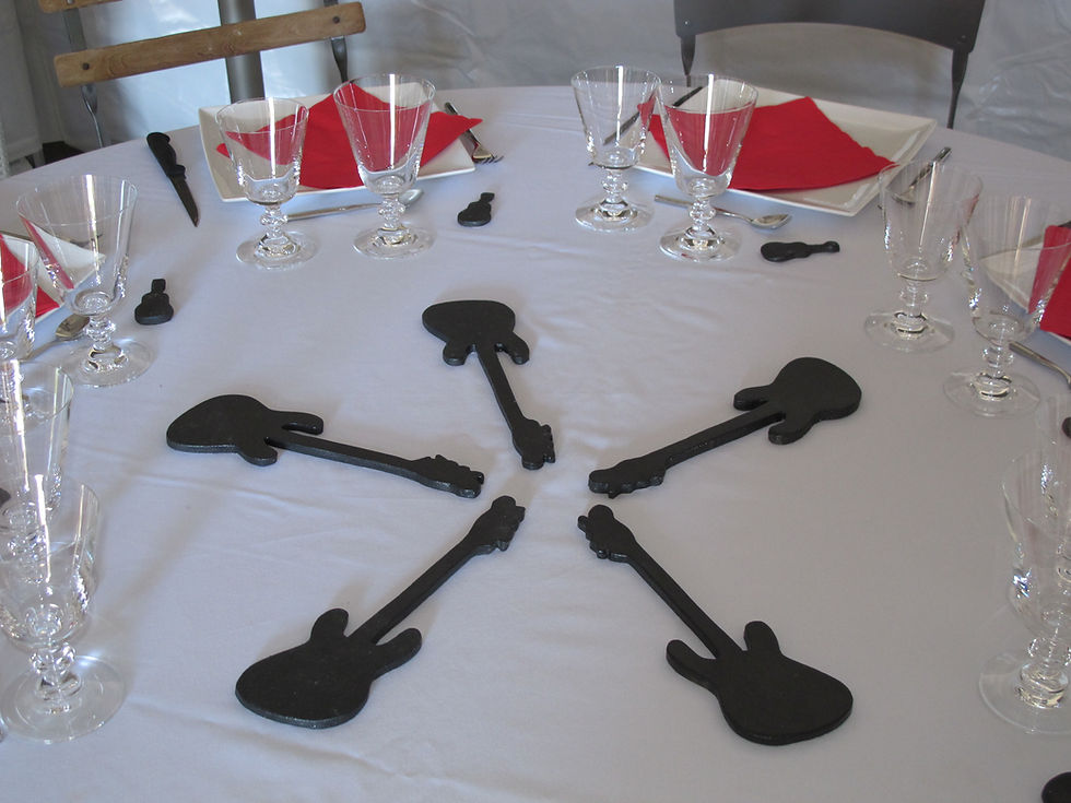 Miniature : Décoration en terre cuite personnalisée - le thème de la musique (achat)
