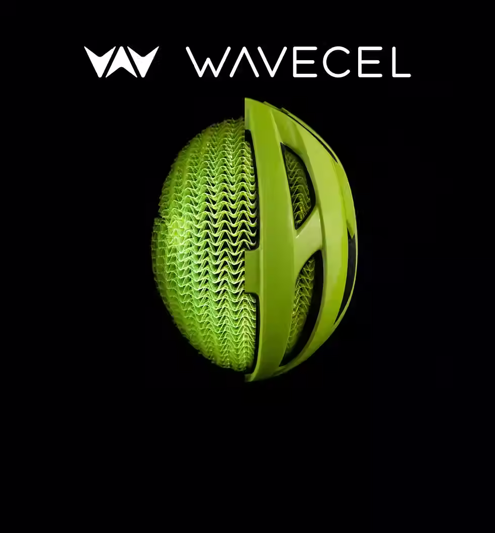 Trek helmet with Wavecel's material.