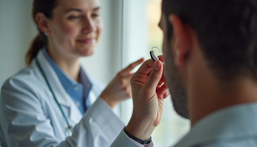 Patient receiving follow up care