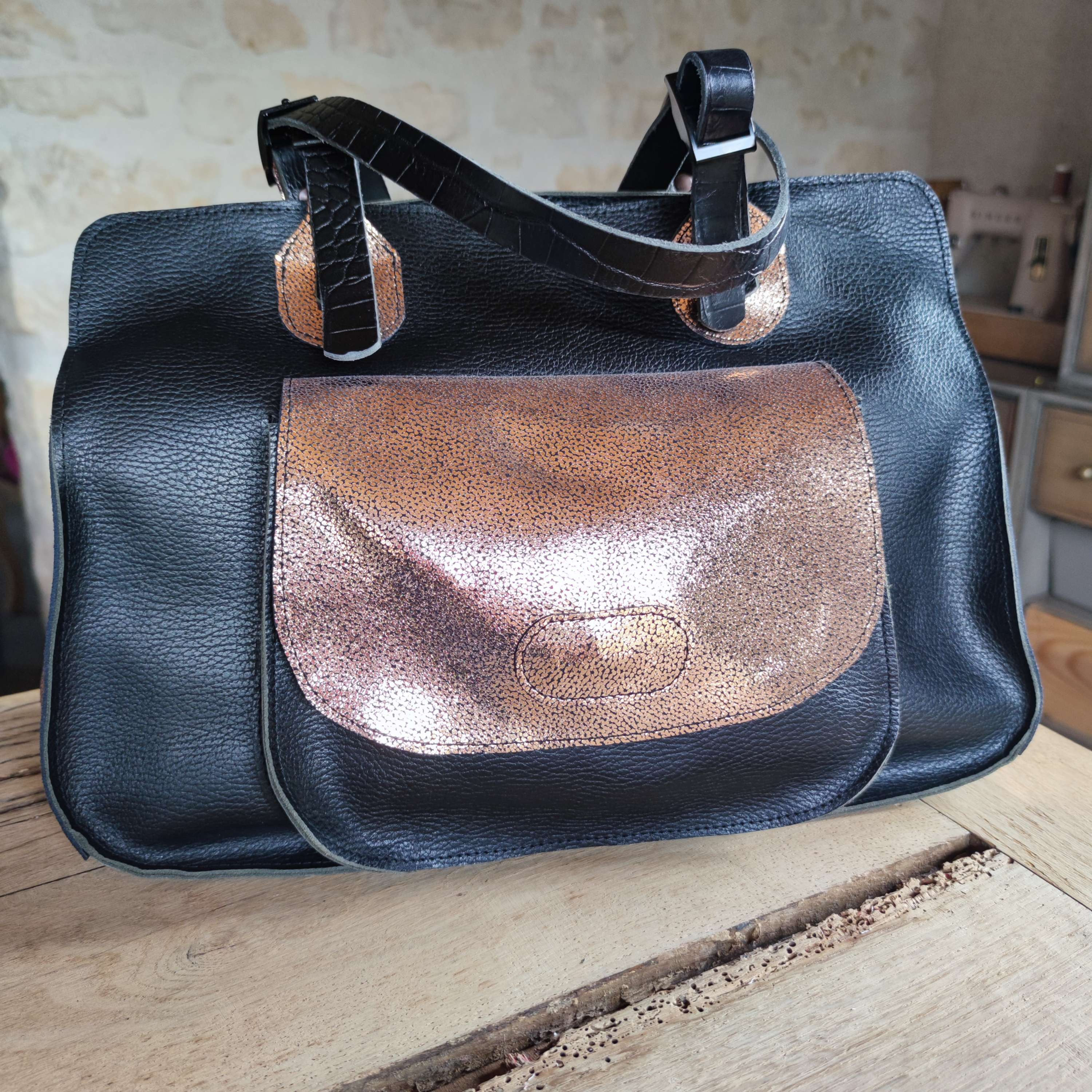 Le Vintage noir et cuivre