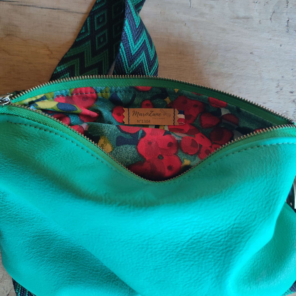 Miniature :  Pochette Rosalie verte 