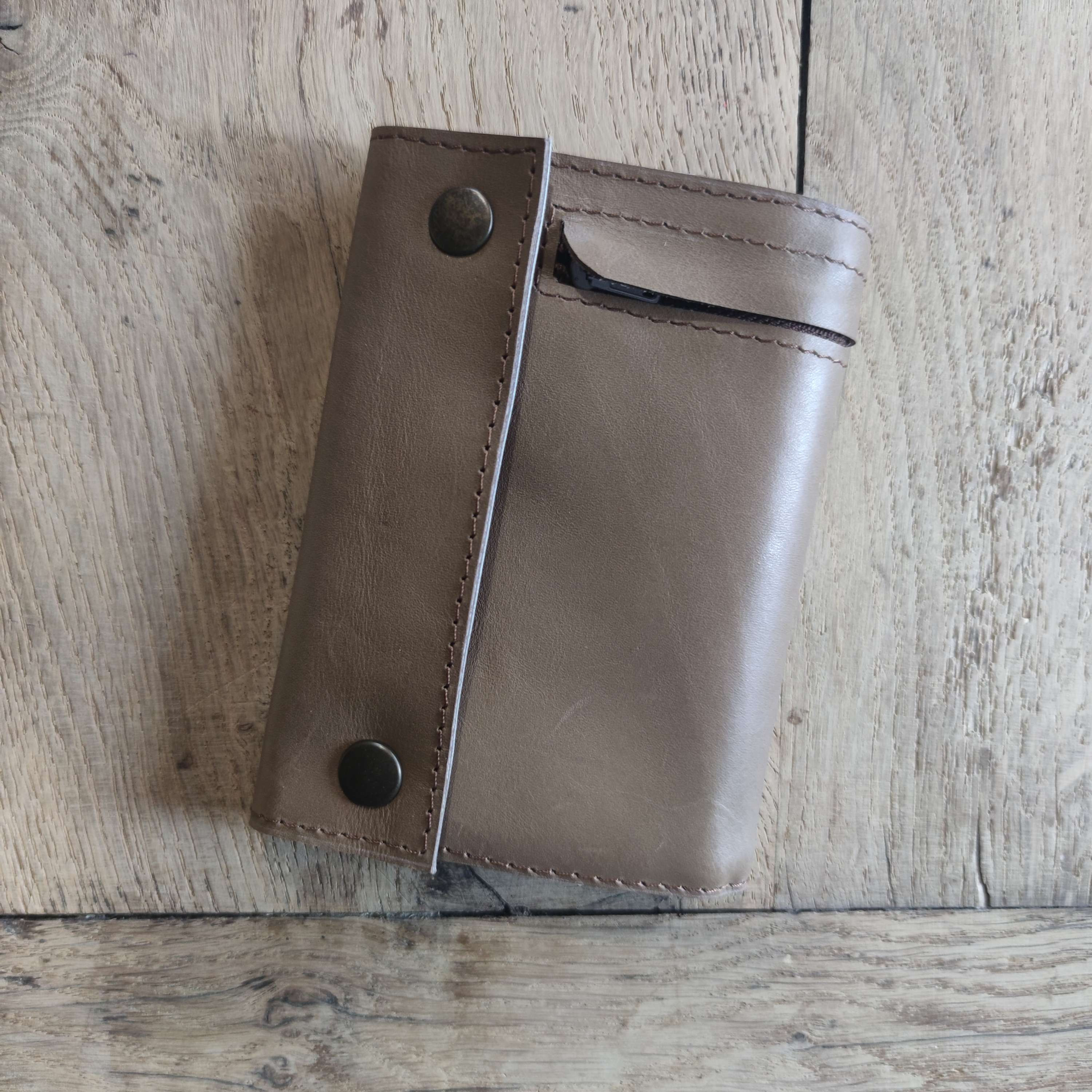 Portefeuille marron clair 