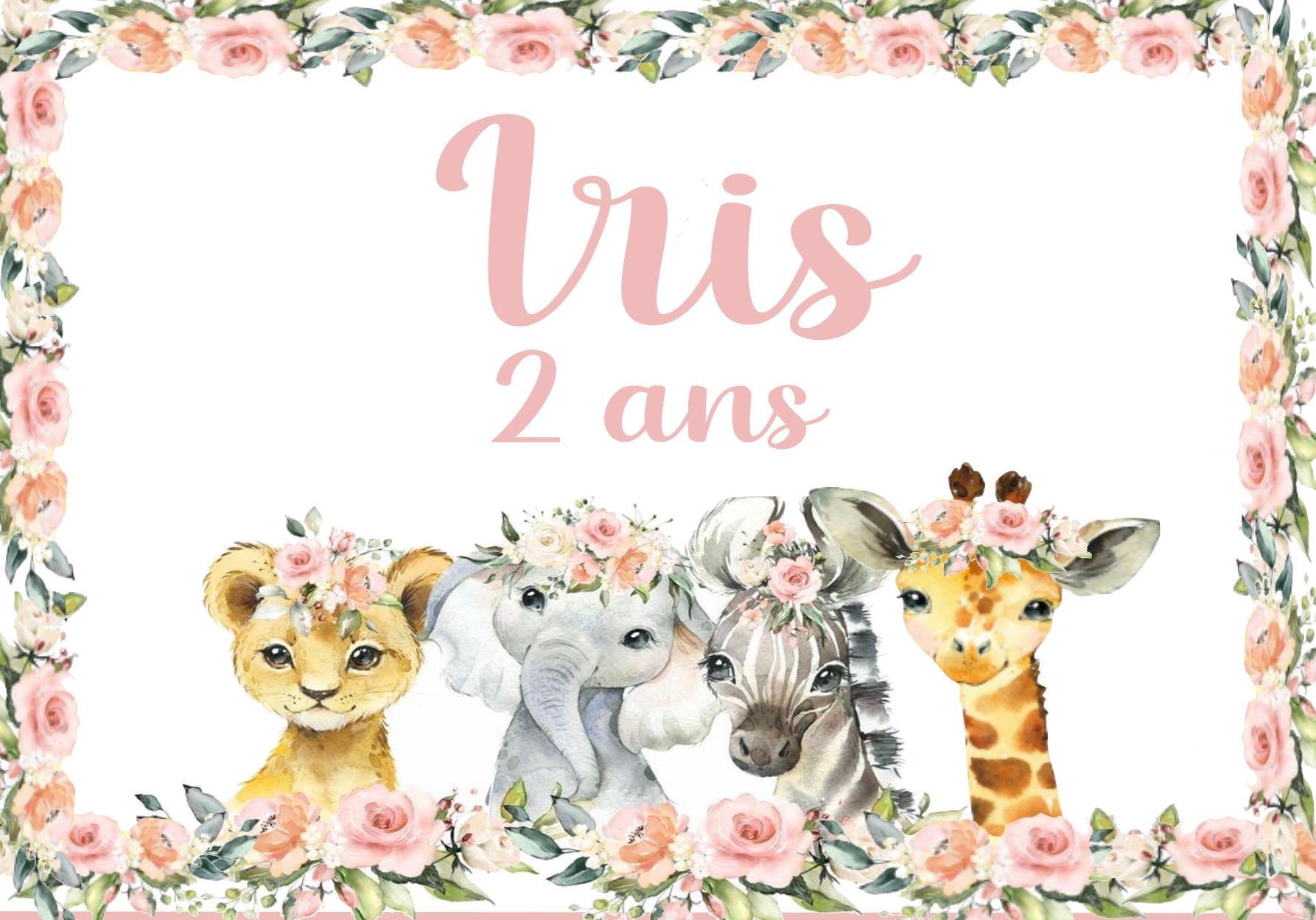 THÈME « JUNGLE GIRLY »