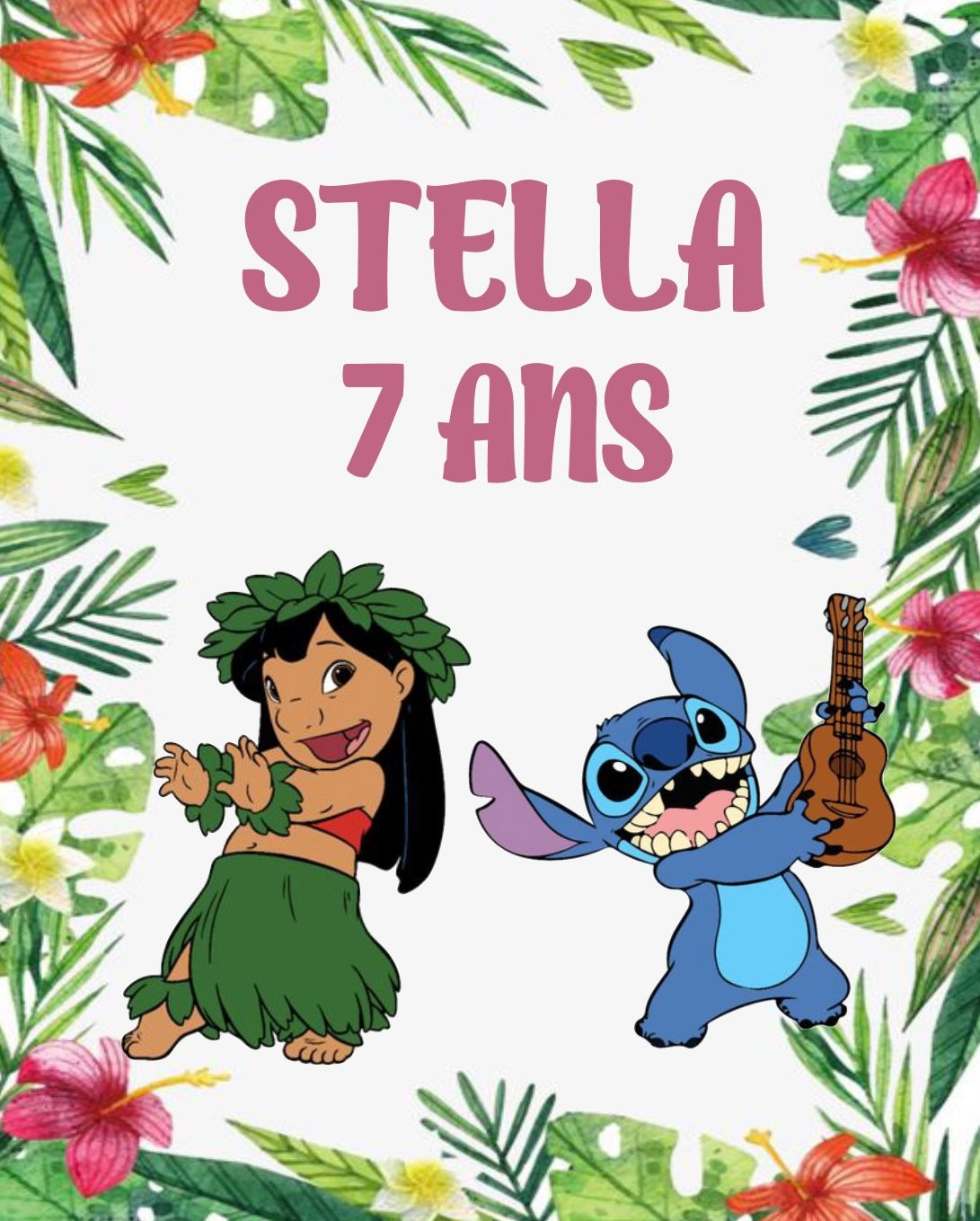 THÈME « LILO & STITCH TROPICAL »