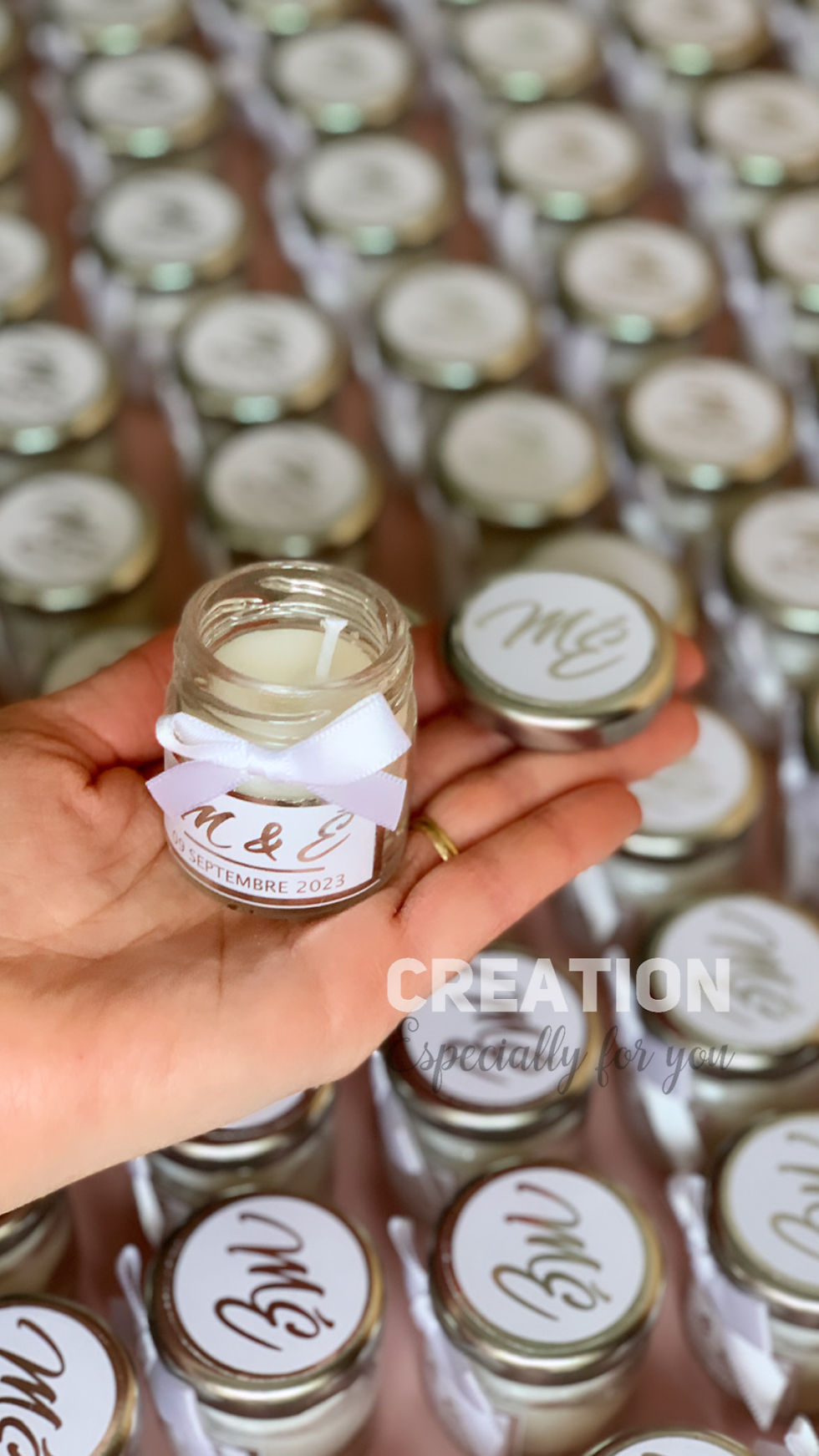 Thumbnail: CANDLE IN SILVER JAR