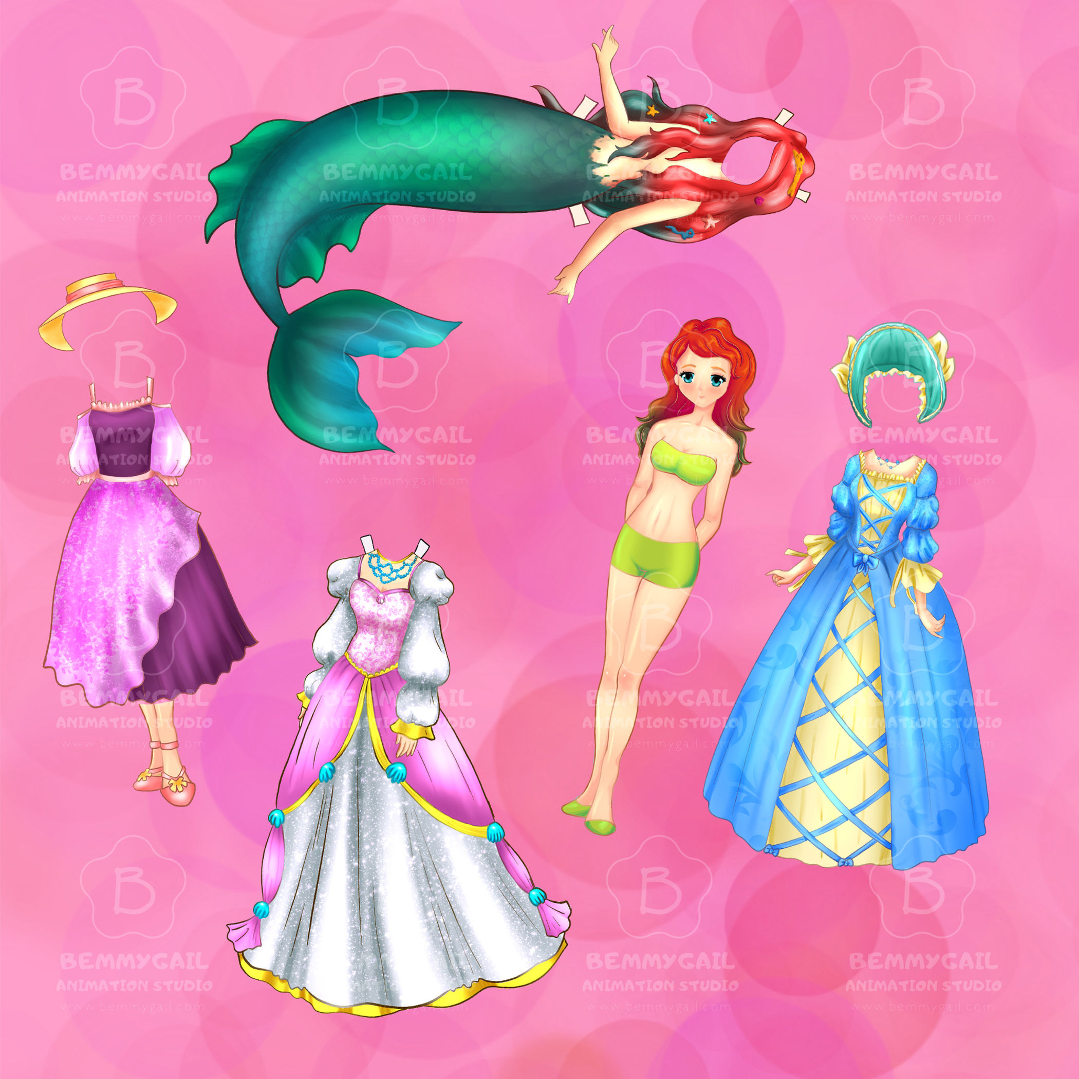 Make me A Custom Personalized Paper Doll Printables